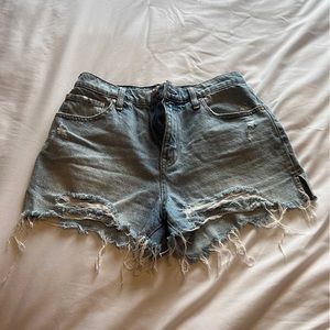 Level 99 distressed shorts